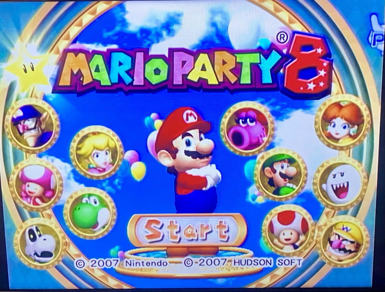 Mario Party 8 (Nintendo Wii, 2007) CIB W/ Manual, Tested & Working