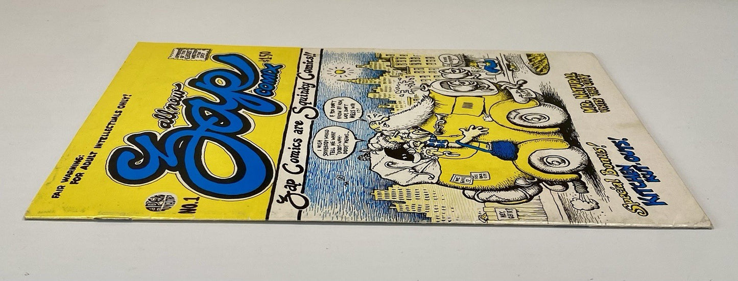 ZAP COMIX No. 1 One Apex Novelties 7th Print R Crumb robert 196