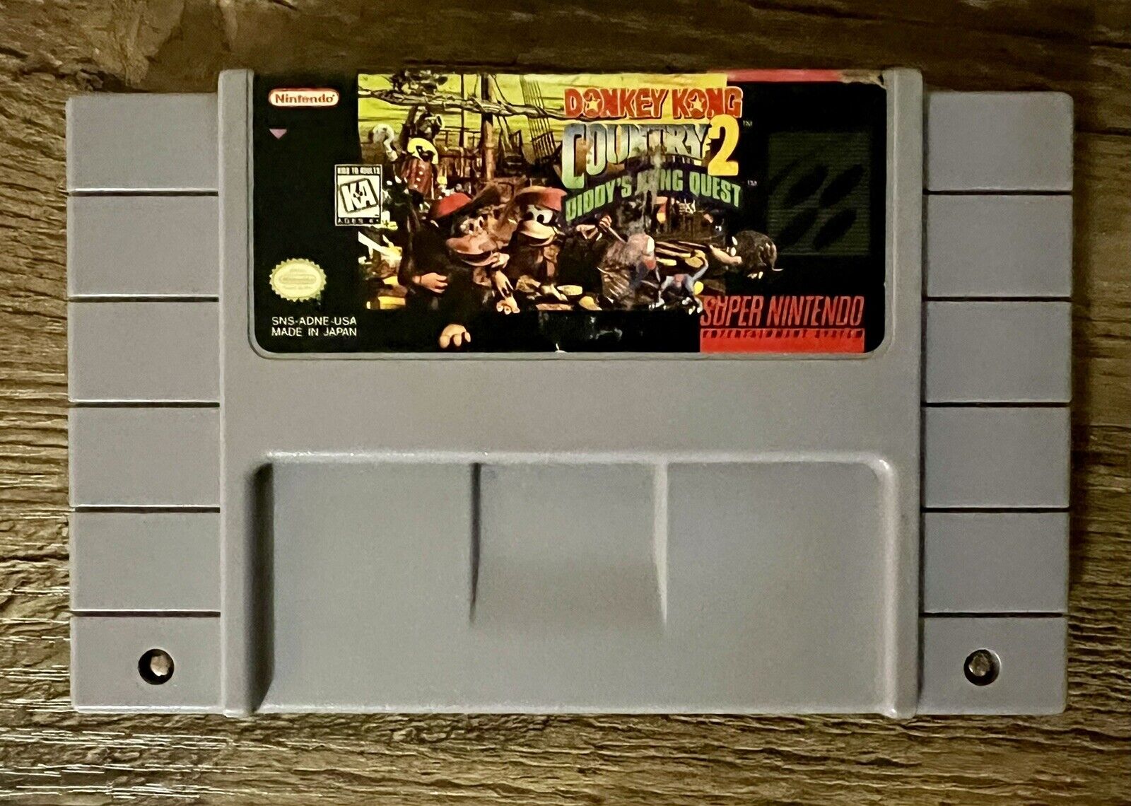 Donkey Kong Country 2 - Authentic Super Nintendo Game SNES - Tested