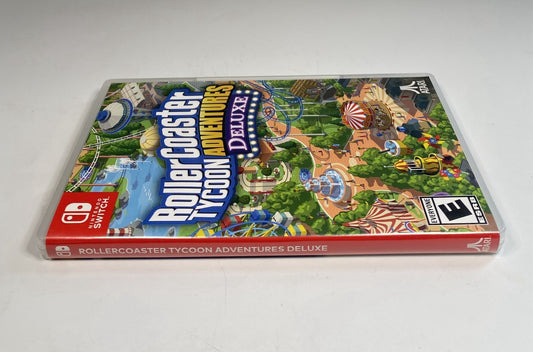 Rollercoaster Tycoon Adventures Deluxe Edition Nintendo Switch, Tested & Working