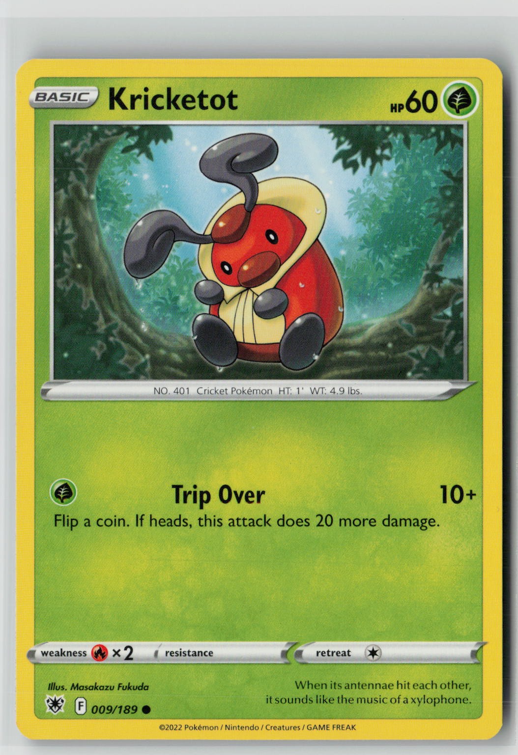 Kricketot (SWSH10: Astral Radiance 009/189) NM