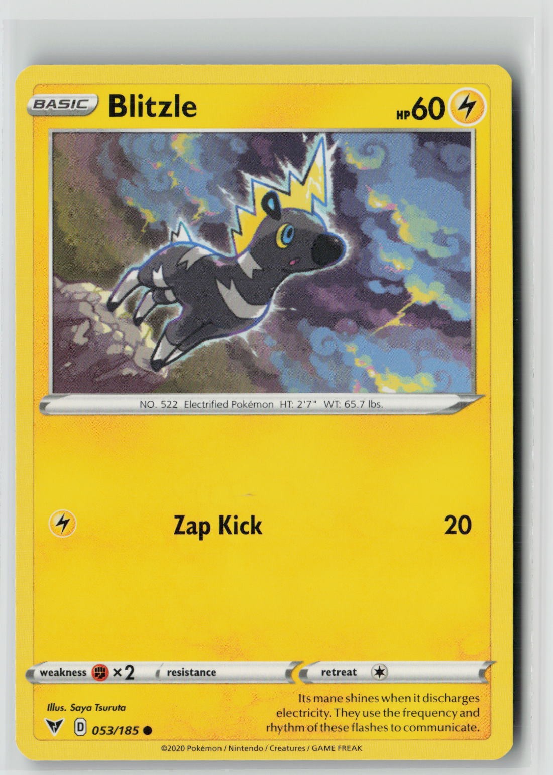 Blitzle (SWSH04: Vivid Voltage 053/185) NM