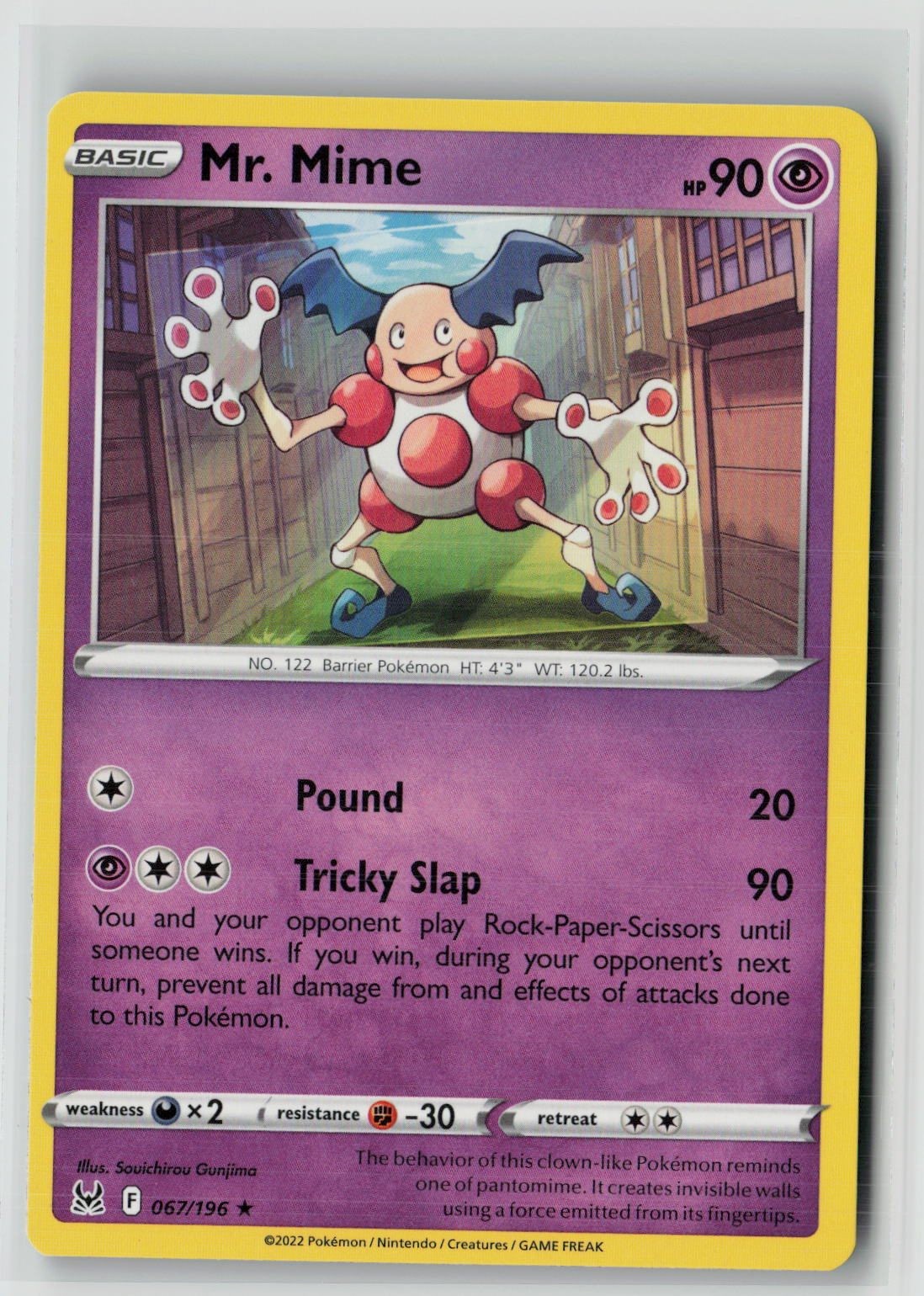 Mr. Mime (SWSH11: Lost Origin 067/196) NM