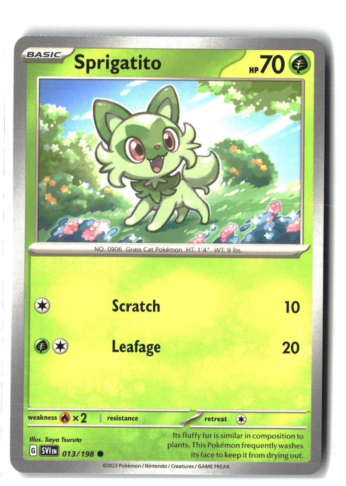 Sprigatito (Scarlet & Violet Base Set 013/198) NM