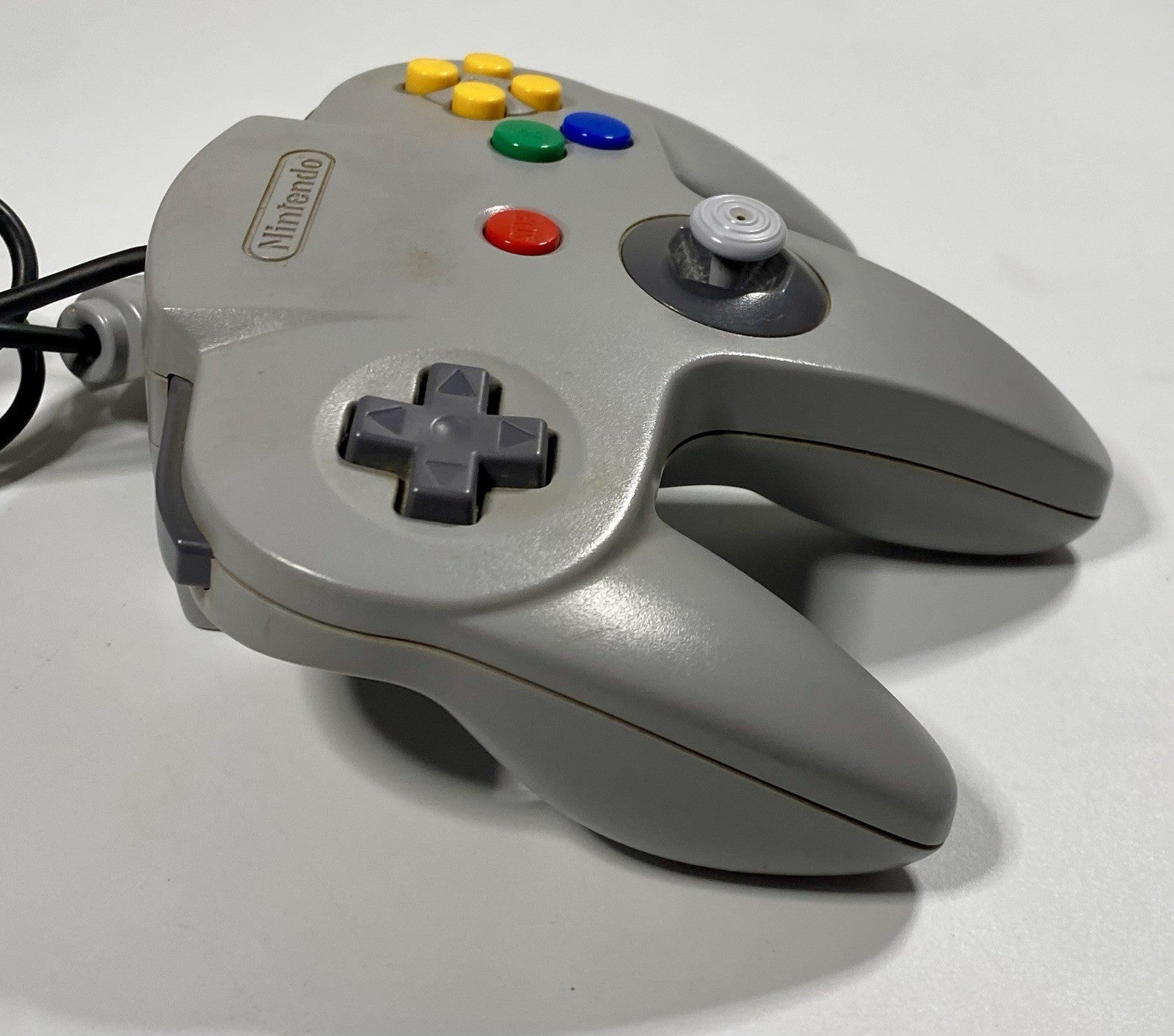 Official OEM Nintendo 64 N64 Controller (NUS-005) Gray Grey Tight Stick Tested