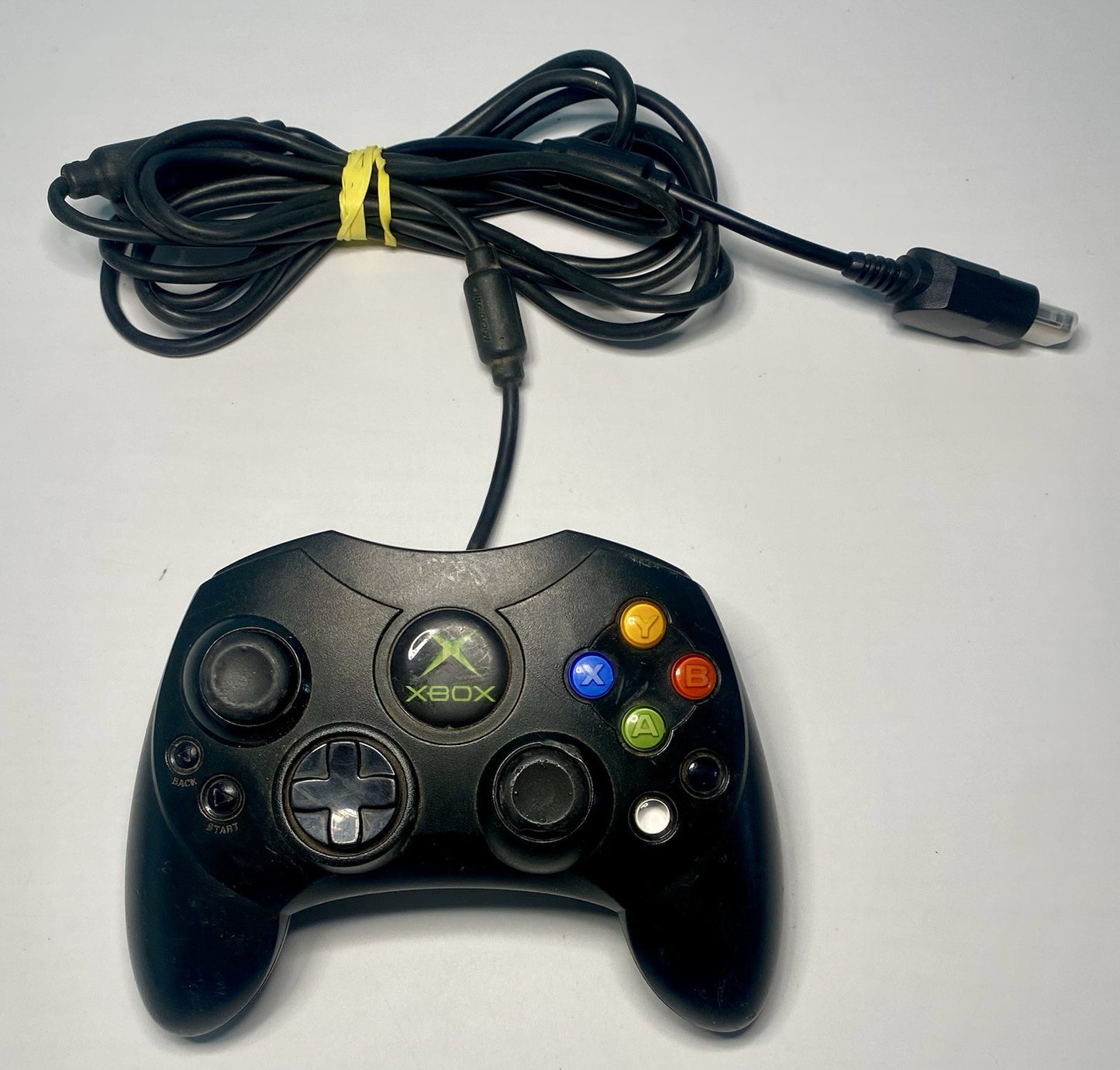 Microsoft Original Xbox Console W/ Controller & Cords For Parts Or Repair Read