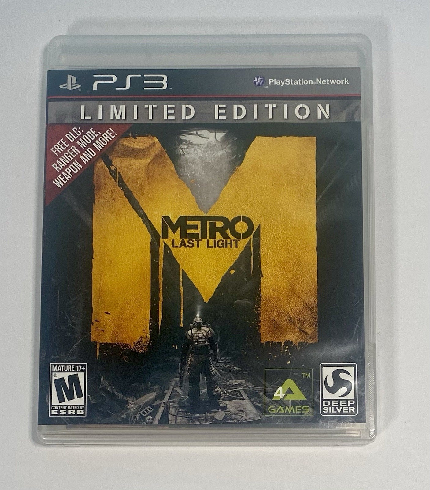 Metro Last Light Limited Edition PS3 PlayStation 3 CIB W/ Manual Inserts, Tested