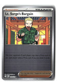 Lt. Surge's Bargain Reverse Holofoil NM (Mega Evolution 120/132)