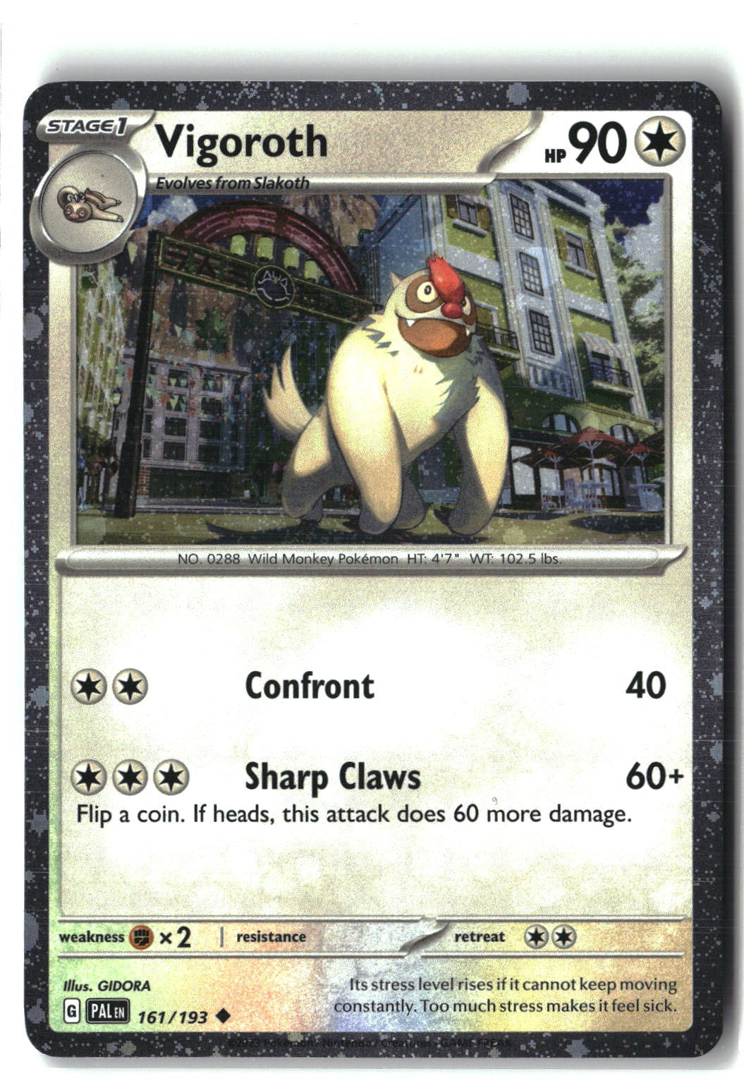 Vigoroth (Cosmos Holo) Holofoil NM (Miscellaneous Cards & Products 161/193)