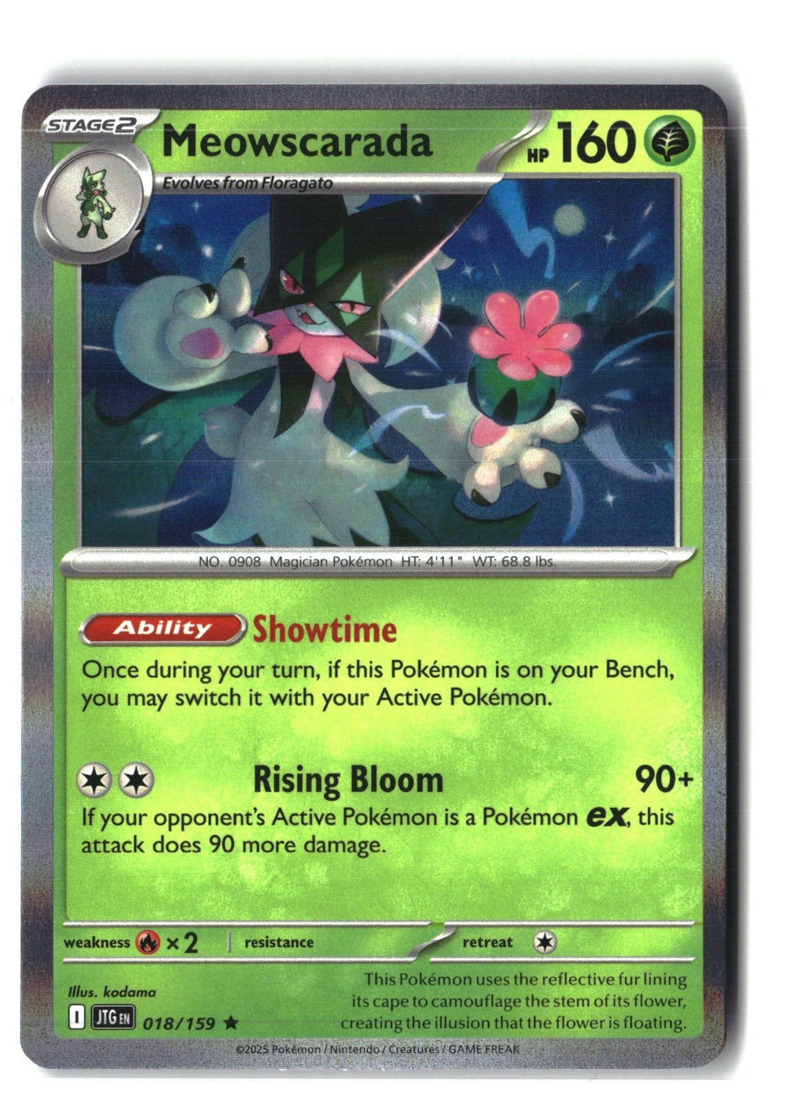 Meowscarada Holofoil NM (Journey Together 018/159)