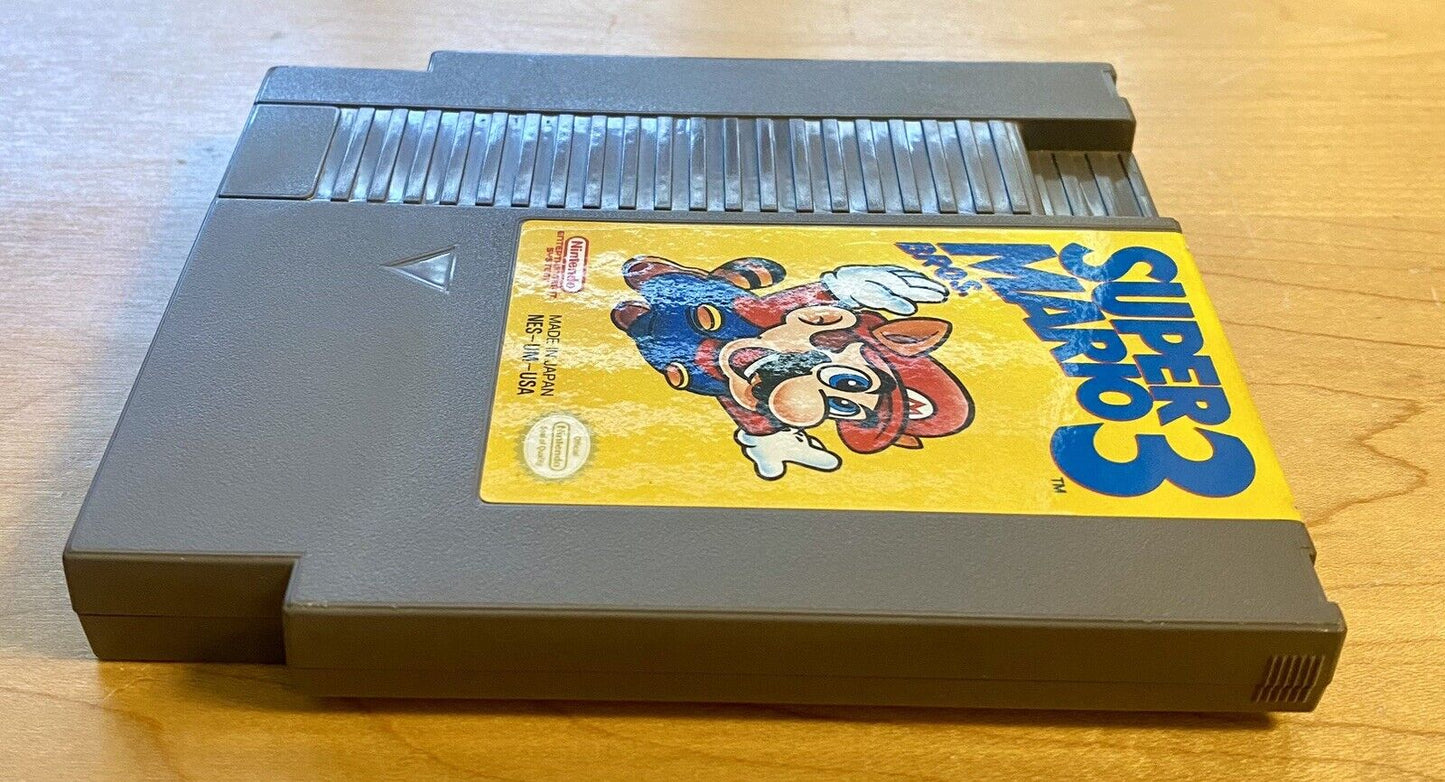 Super Mario Bros. 3 (Nintendo Entertainment System NES, 1990) Authentic & Tested