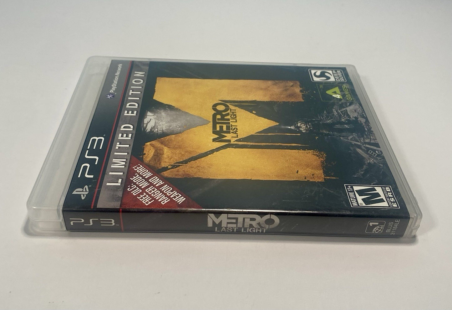 Metro Last Light Limited Edition PS3 PlayStation 3 CIB W/ Manual Inserts, Tested