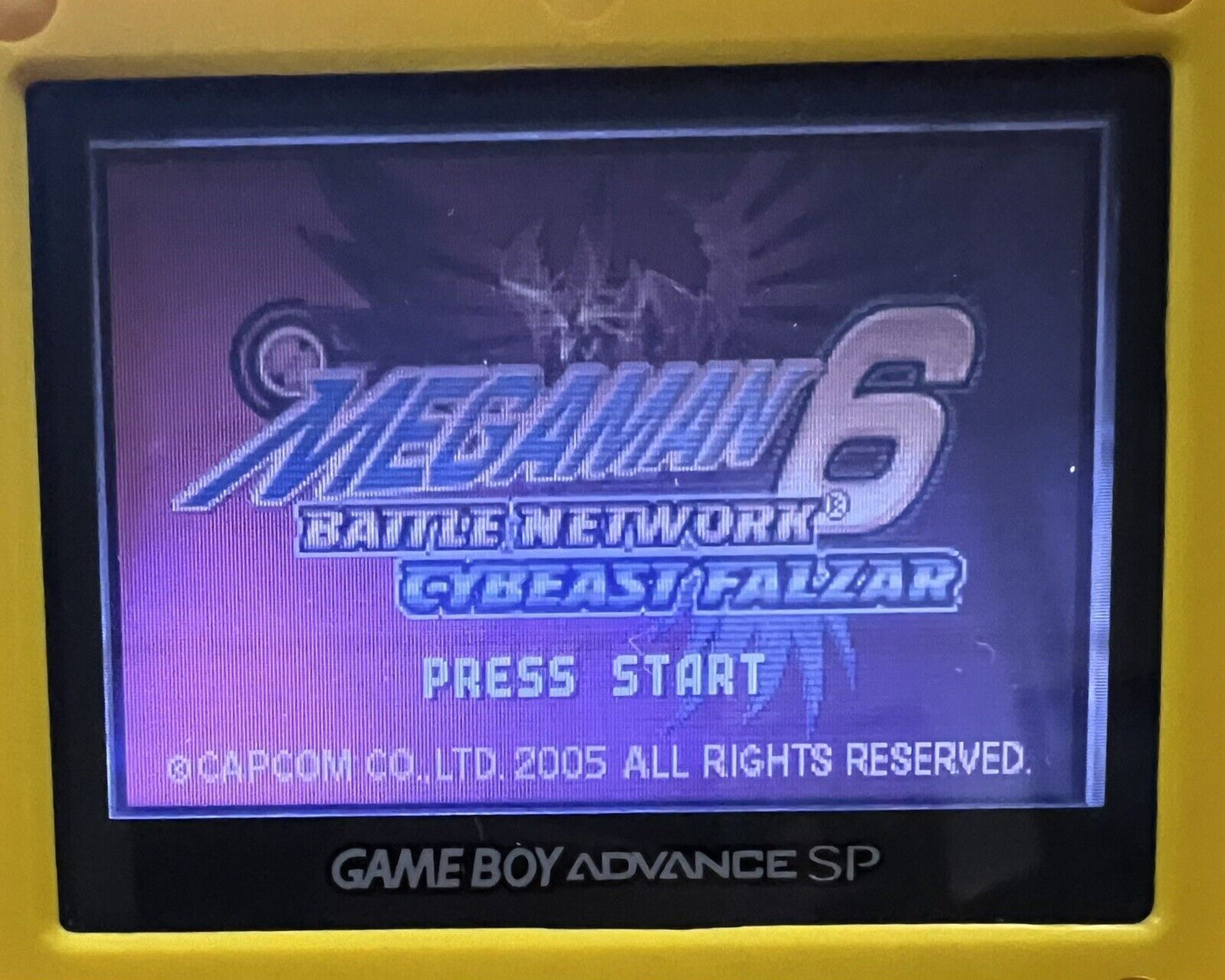 Mega Man Battle Network 6 Cybeast Falzar Nintendo GBA Cart Only Authentic Tested