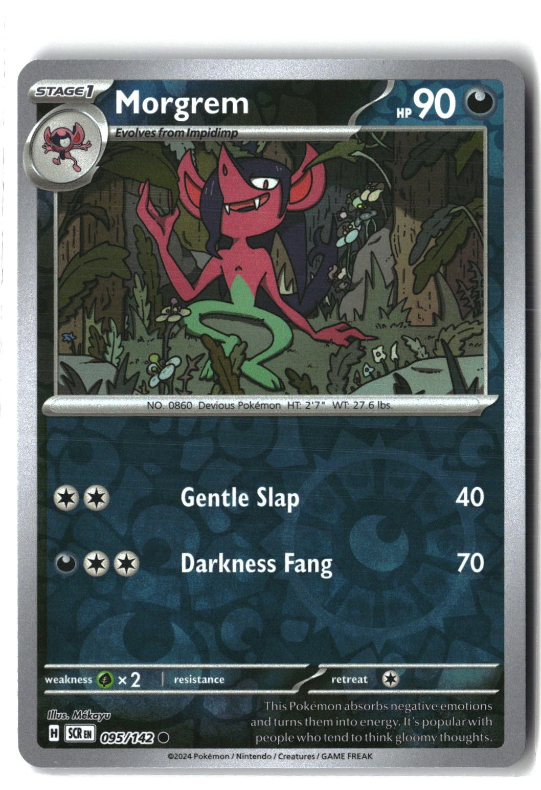 Morgrem Reverse Holofoil NM (Stellar Crown 095/142)