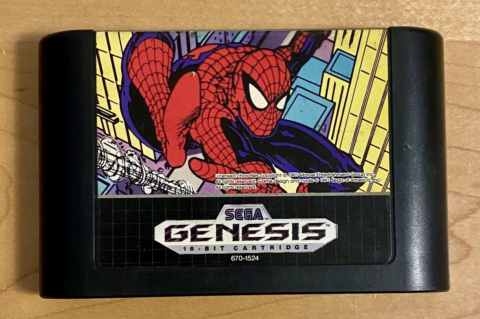 Spider-Man Sega Genesis Canadian Variant in Box Very Rare