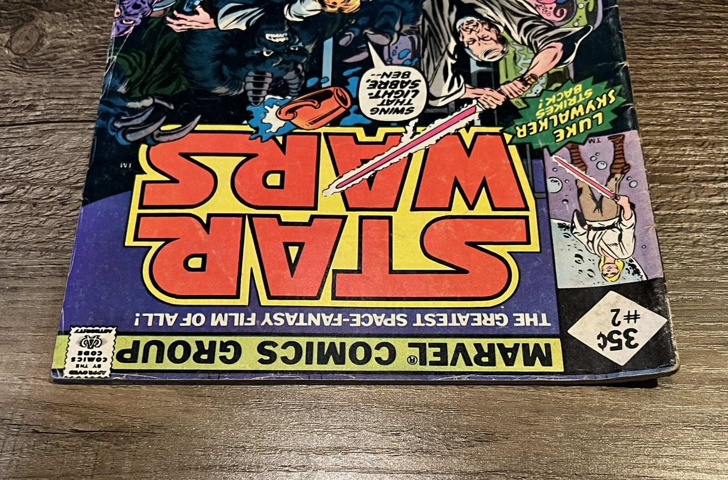 Star Wars #2 1977 Marvel Comics 35 Cent Price Variant Cover Luke Obi-Wan Kenobi