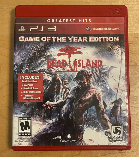 Dead Island Game of the Year Edition (PlayStation 3 PS3 2011) Authentic & Tested