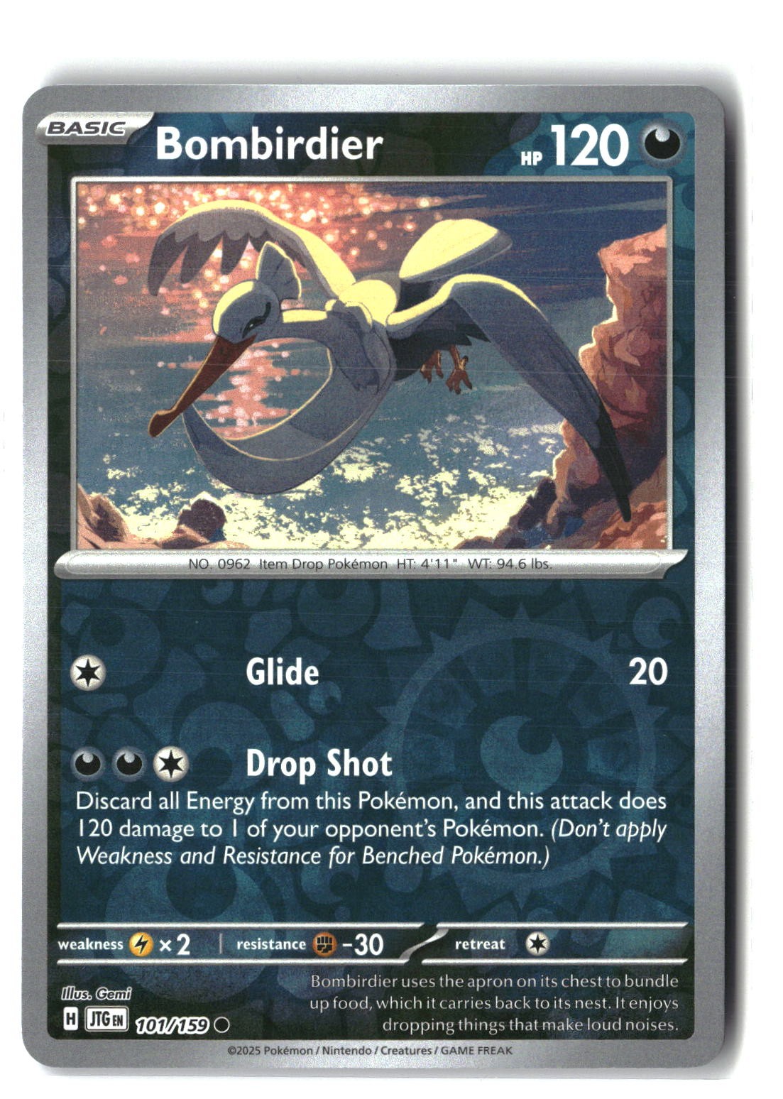 Bombirdier Reverse Holofoil NM (Journey Together 101/159)