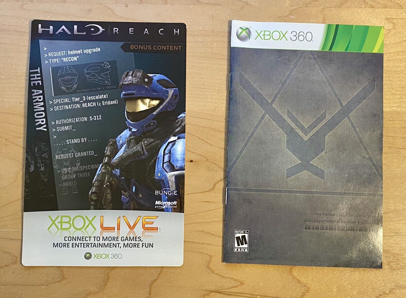 Halo: Reach (Microsoft Xbox 360, 2010) CIB w/ Manual & Insert, Tested