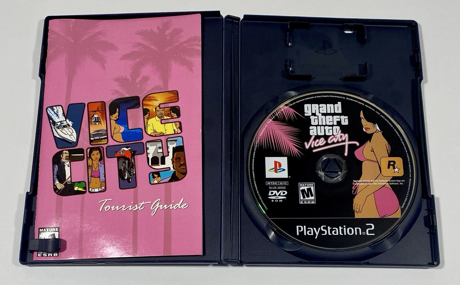 Grand Theft Auto Vice City ( Sony PlayStation 2) With Manual, No Map, Tested