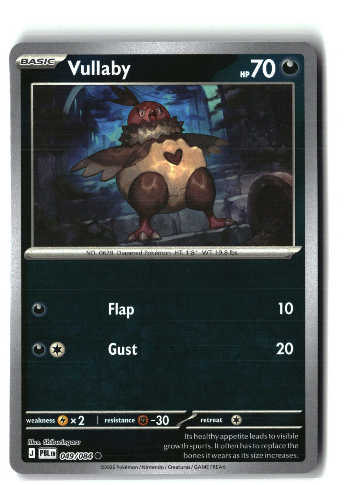Vullaby Reverse Holofoil NM (Pitch Black 049/084)