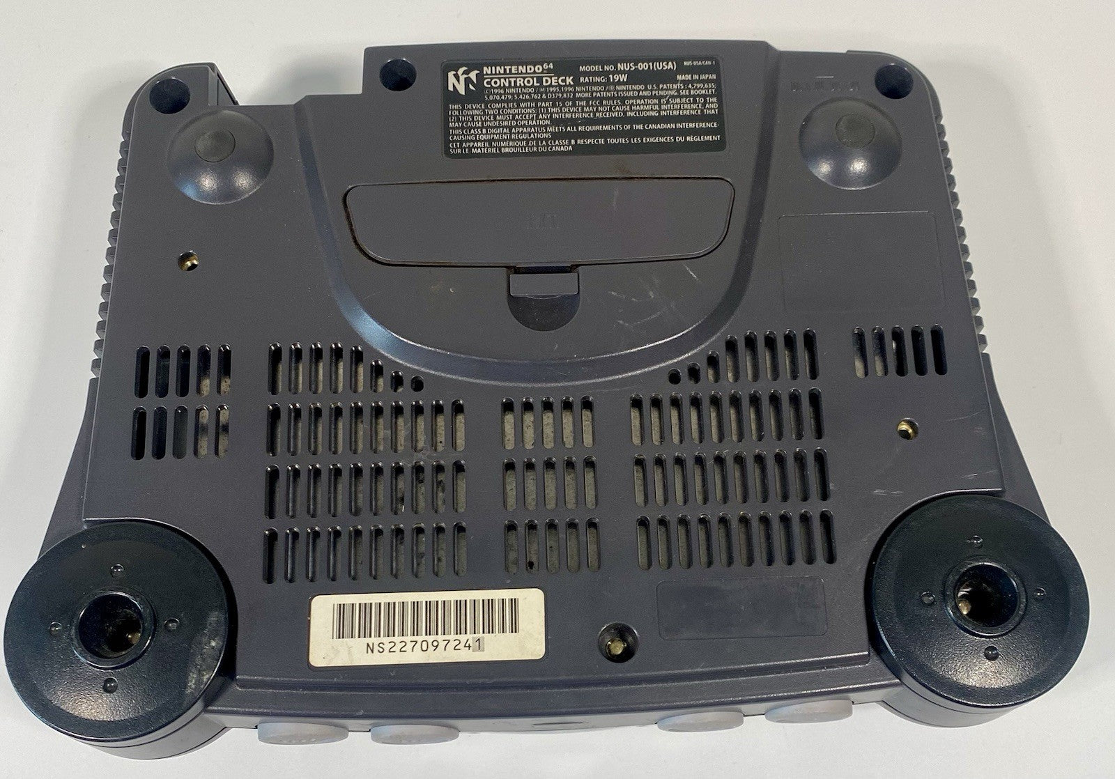 Nintendo 64 N64 Game Console Bundle 1 Gray Controller & All Cords, Tested!