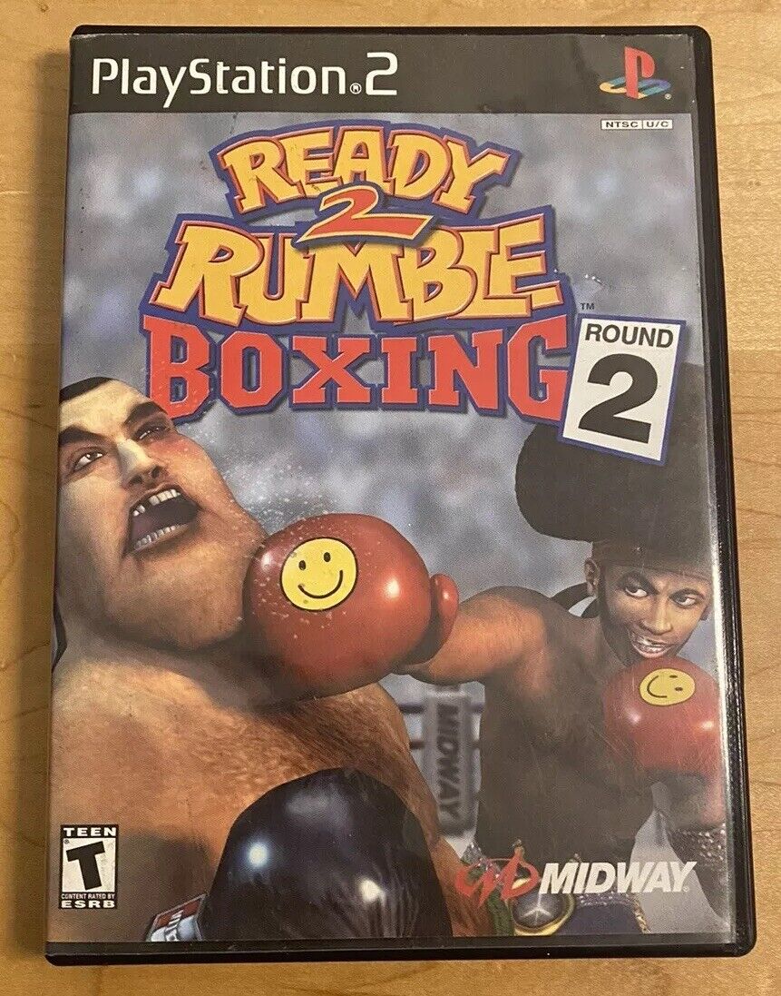 Ready 2 Rumble Boxing Round 2 (PS2, 2000) CIB W/ Manual And Registration, Tested