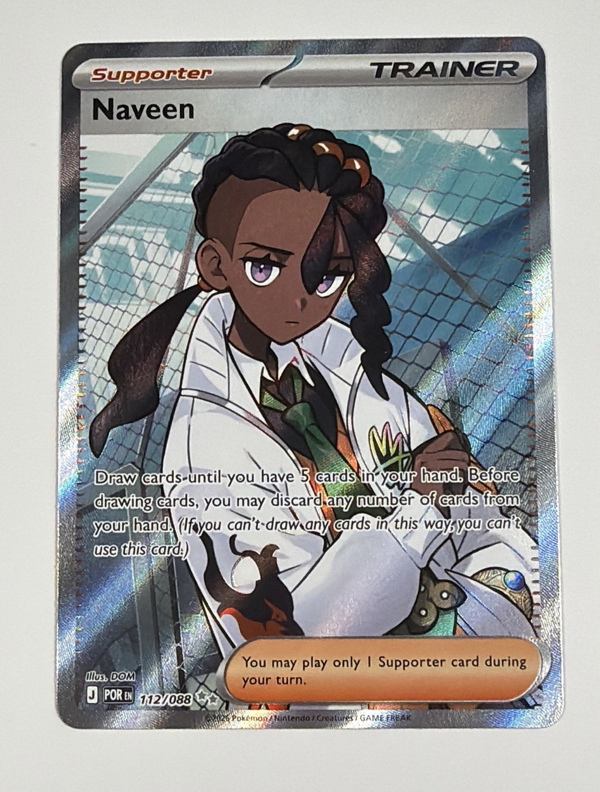 Naveen Holo Ultra Rare ME03: Perfect Order 112/088 NM Near Mint Pokémon TCG