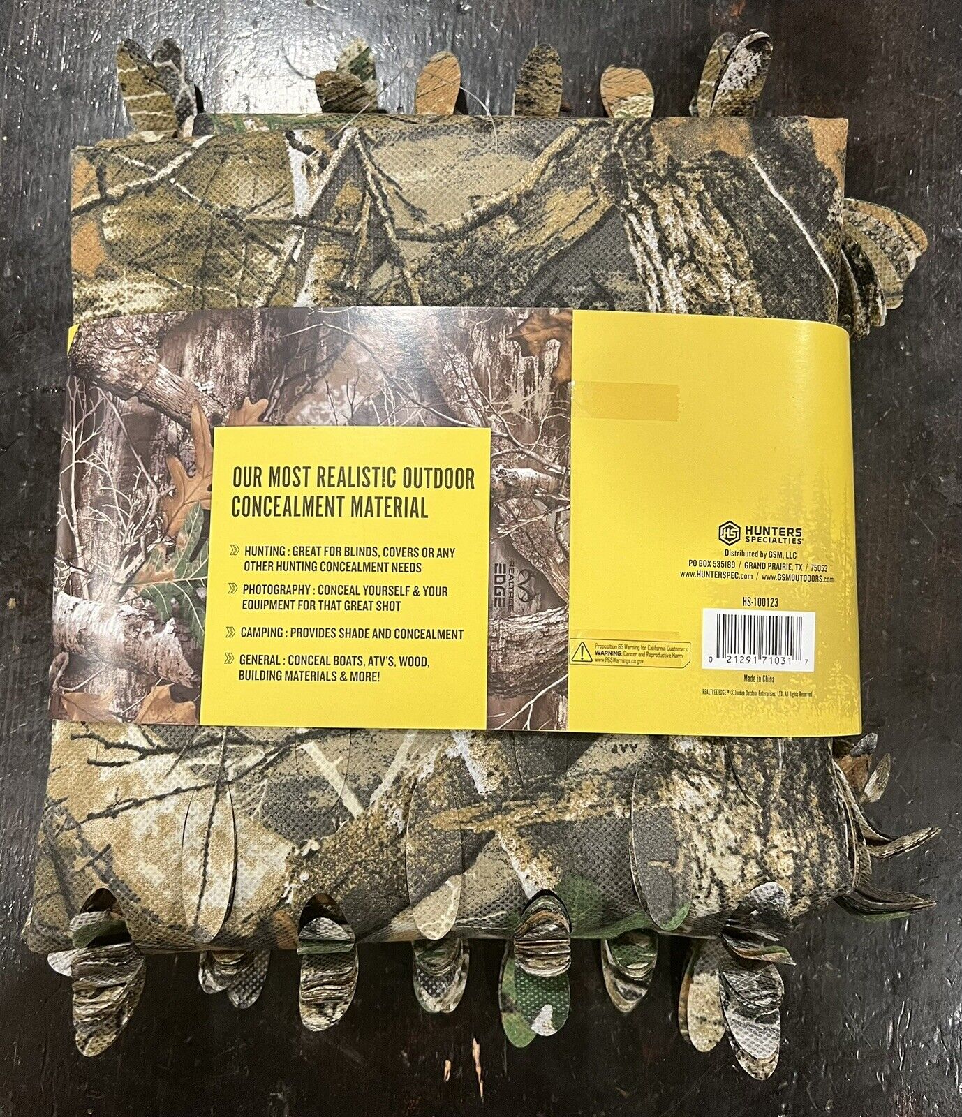 Hunters Specialties Leaf Blind Material Realtree EDGE Camo Camouflage- HS-100123