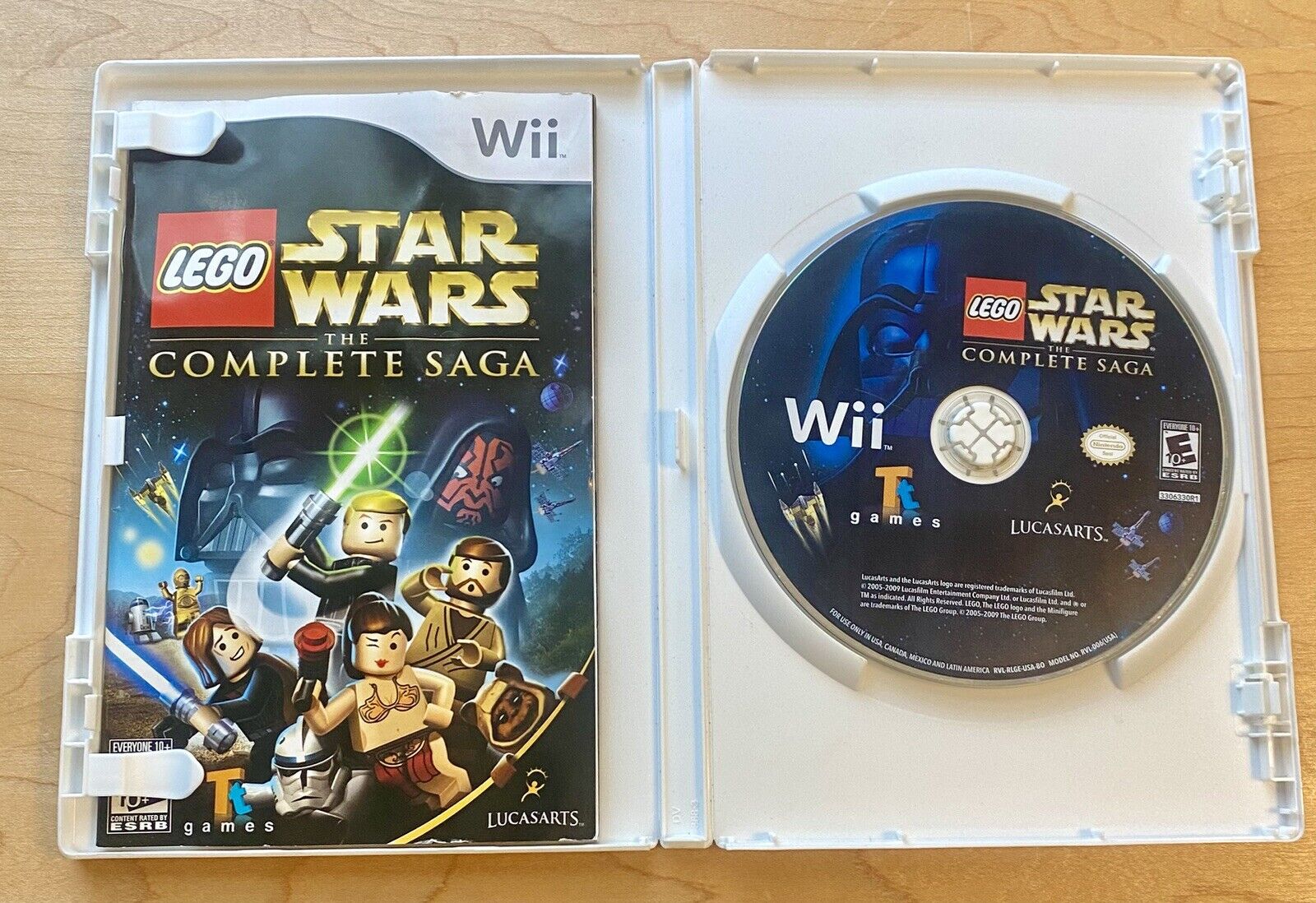 LEGO Star Wars - The Complete Saga (Nintendo Wii 2007) Authentic, Tested & Works