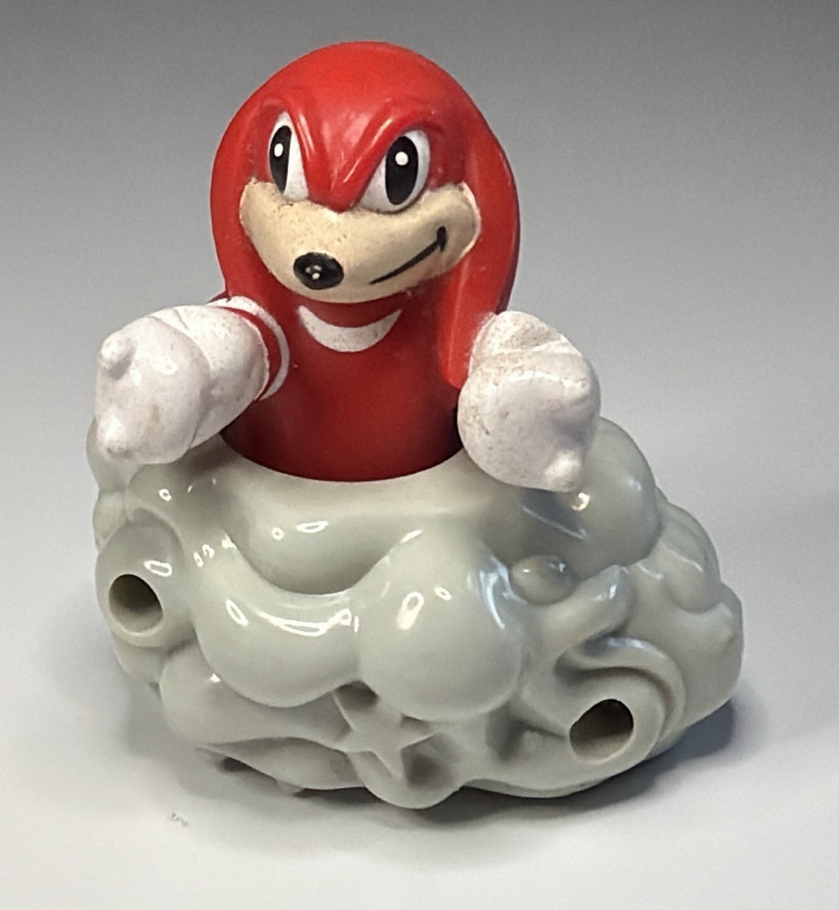 Rare 1993 Sega Knuckles Red Sonic The Hedgehog Spinning Car McDonalds Happy Meal