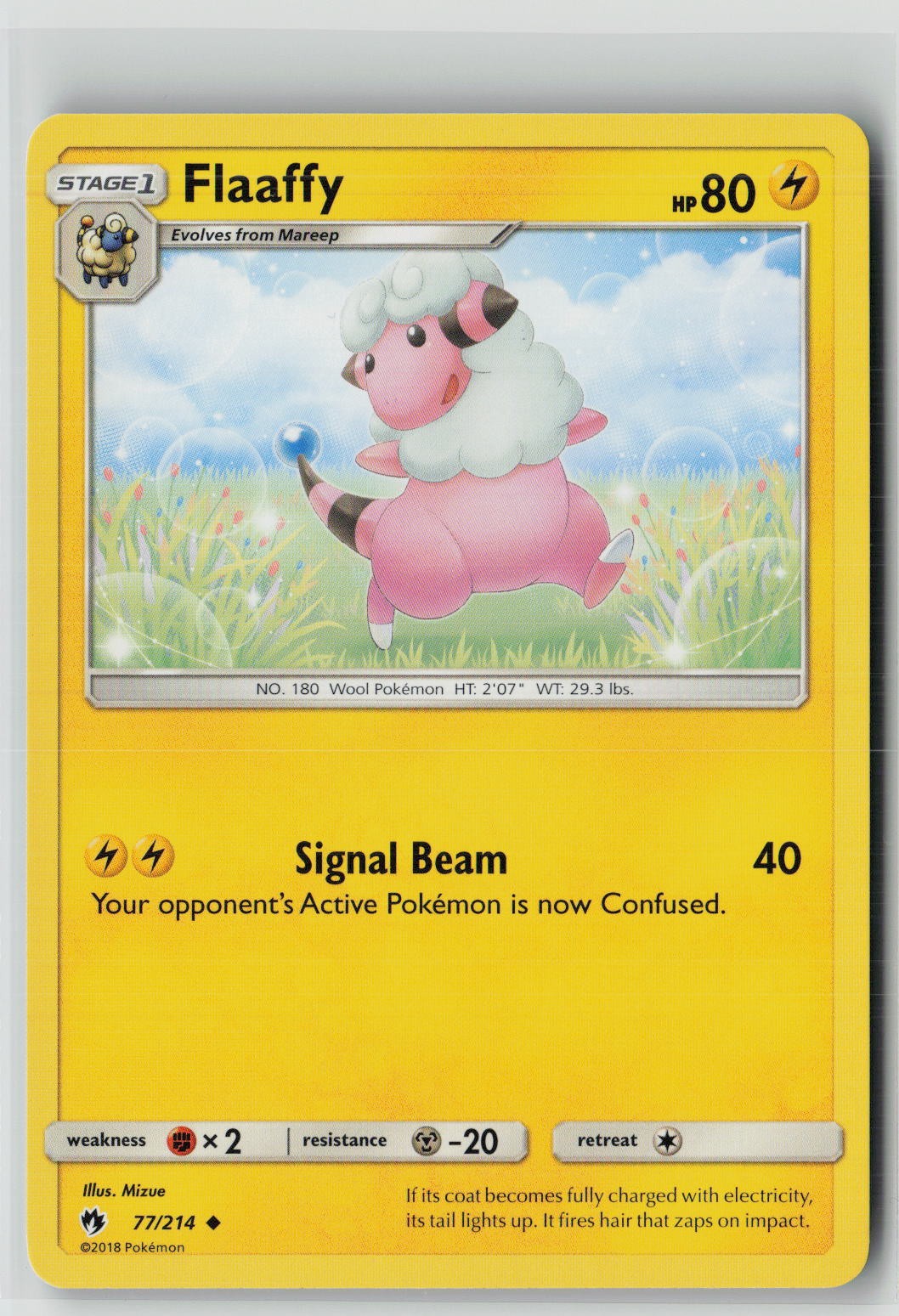 Flaaffy (SM - Lost Thunder 77/214) NM