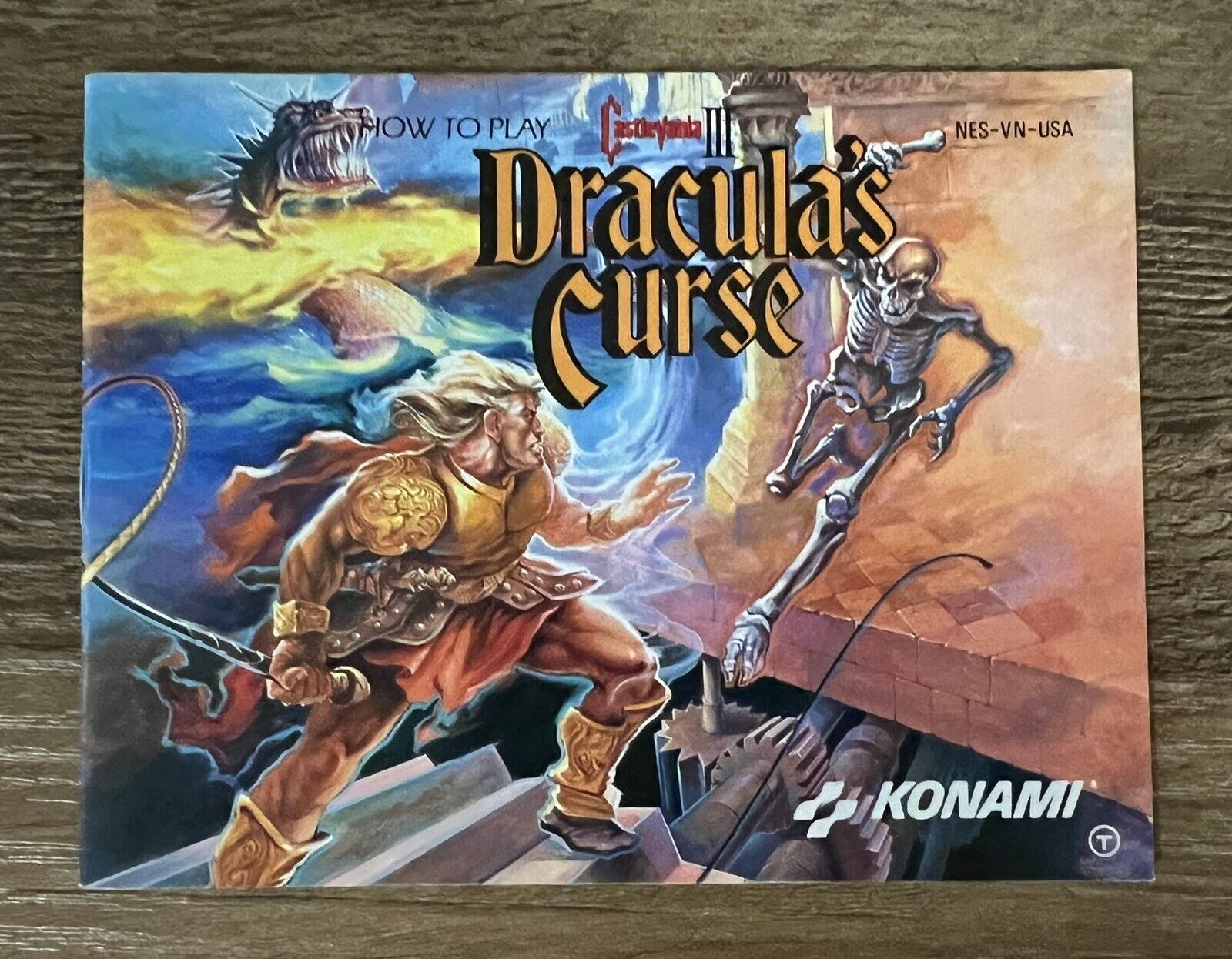 NES Castlevania III: Dracula's Curse Excellent Condition, Complete in Box!