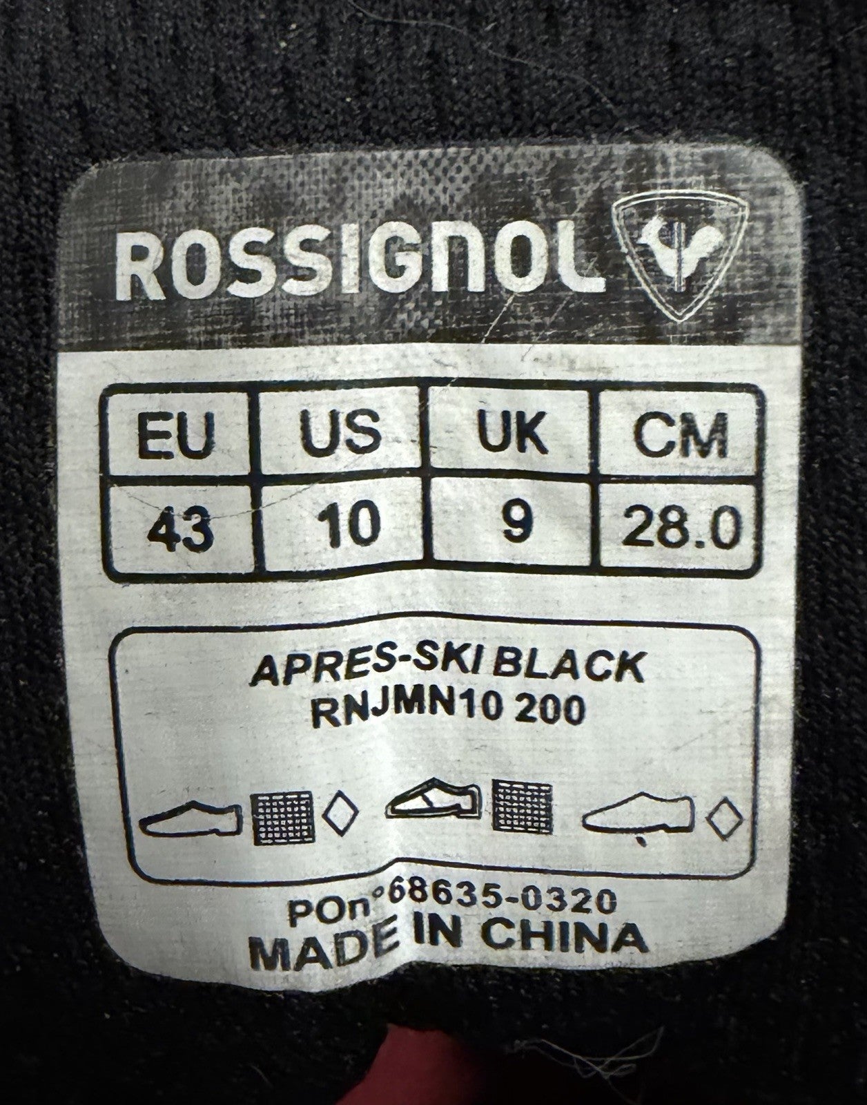 ROSSIGNOL Rossi Podium Navy APRES SKI BOOTS UNISEX 10 (EU 43)