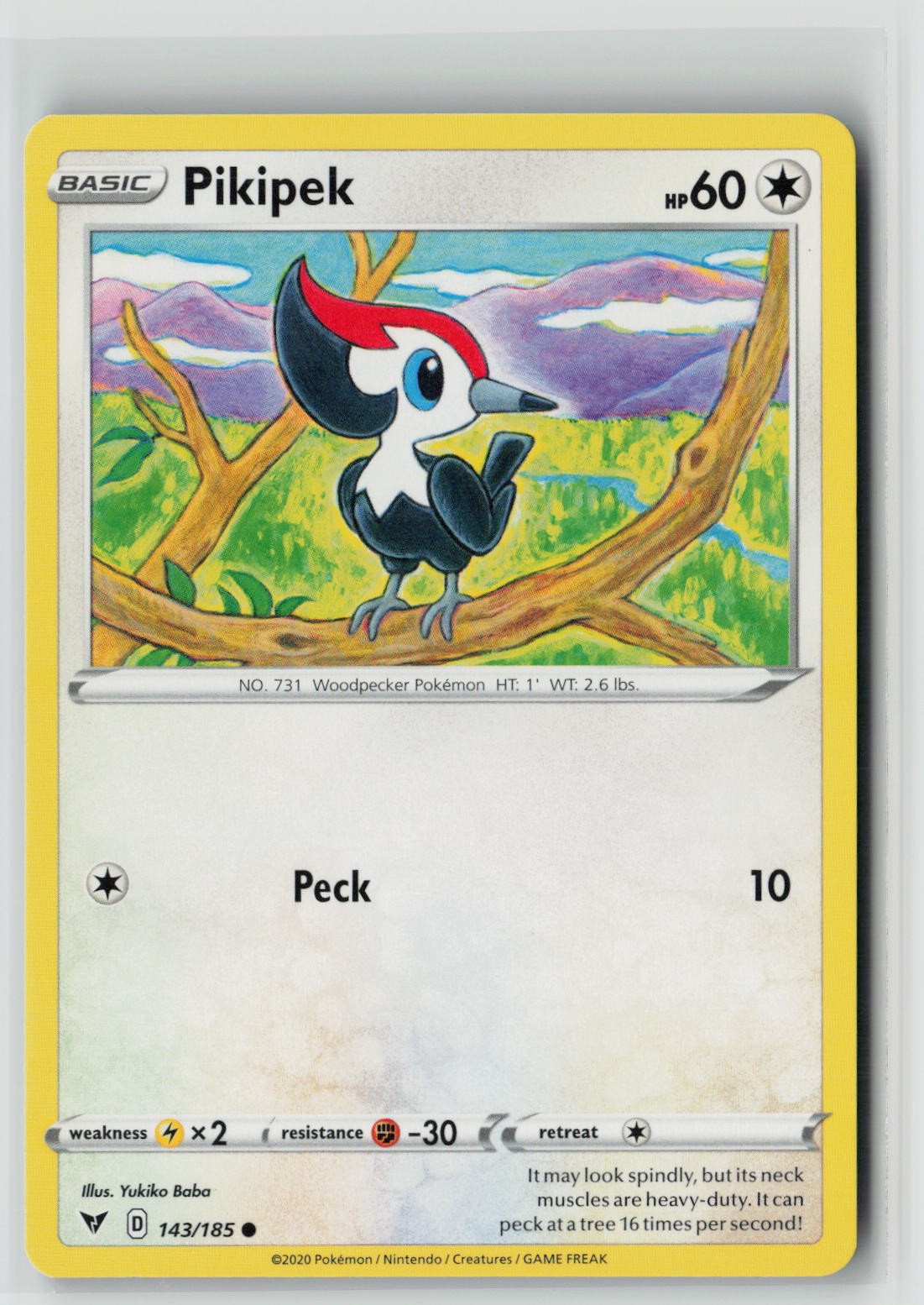 Pikipek (SWSH04: Vivid Voltage 143/185) NM