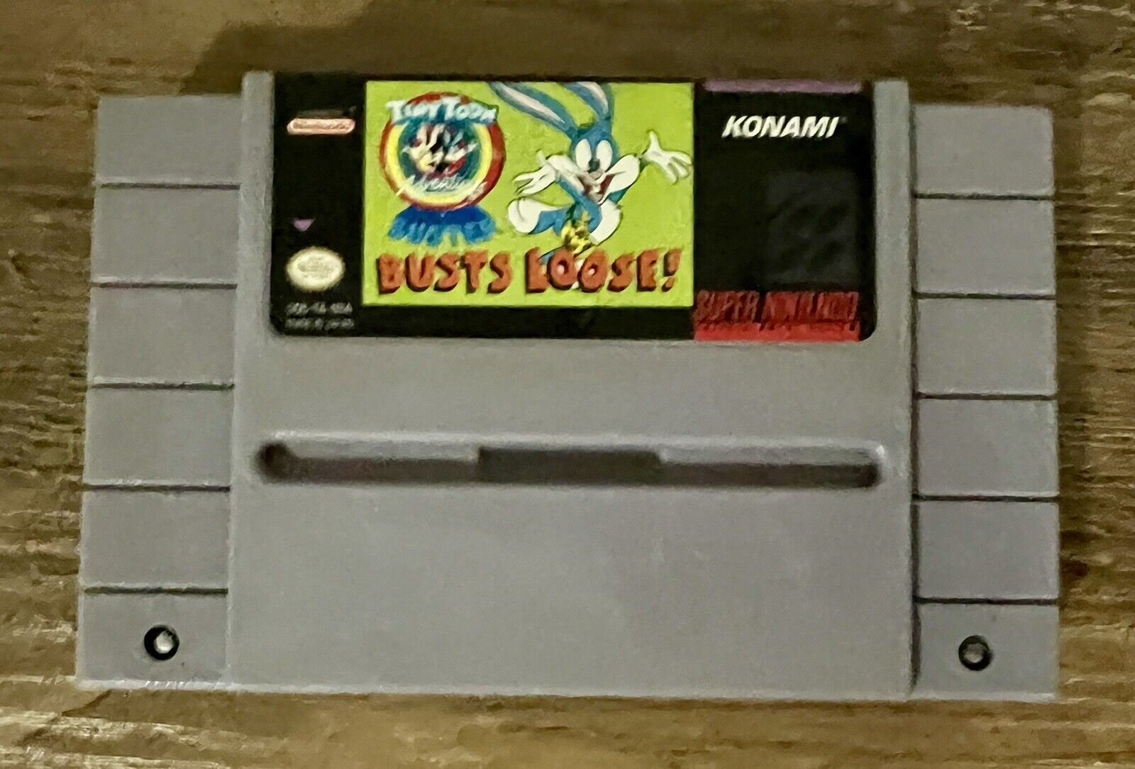 Tiny Toon Adventures Buster Busts Loose Super Nintendo SNES Game Tested Working!