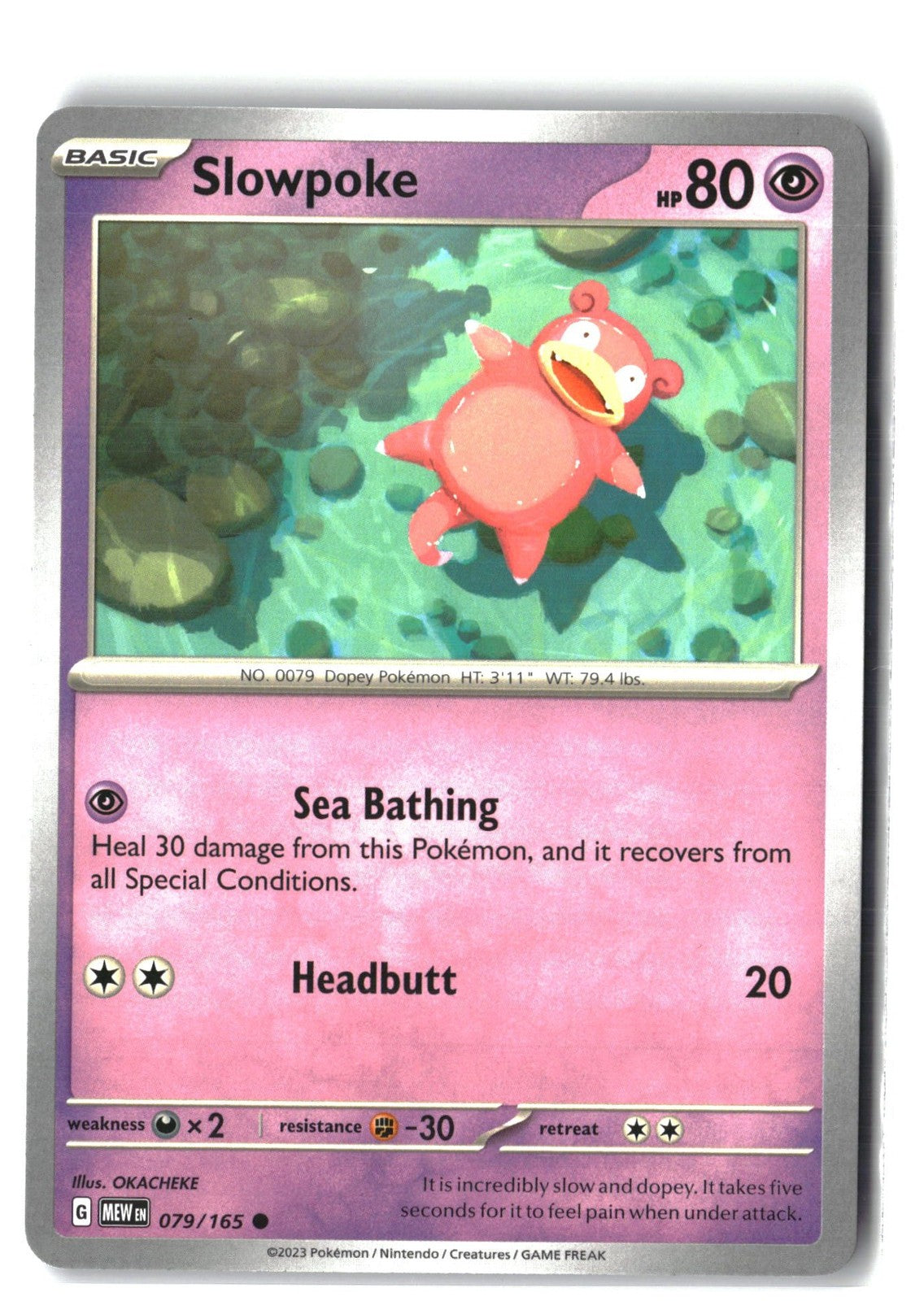 Slowpoke (SV: Scarlet & Violet 151 079/165) NM