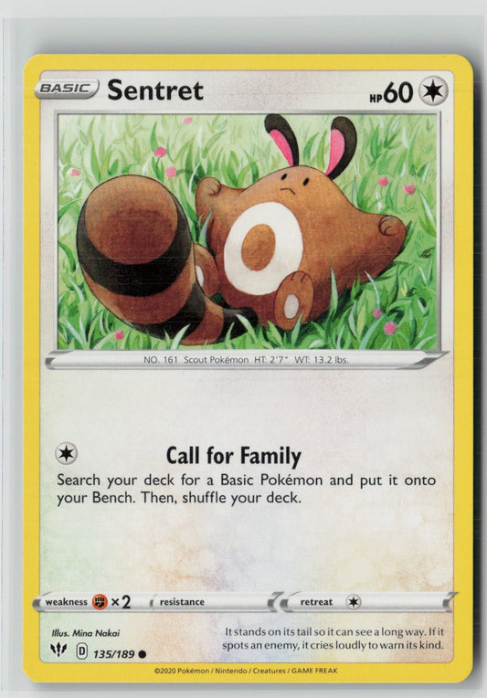 Sentret (SWSH03: Darkness Ablaze 135/189) NM