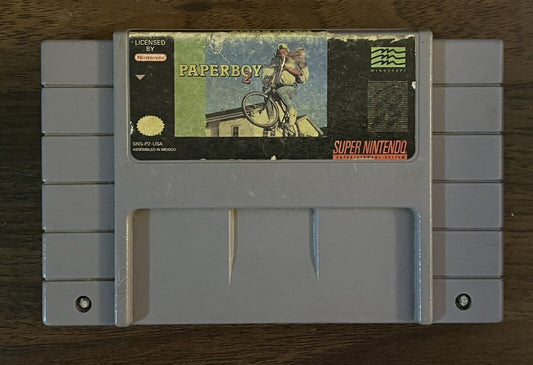 Paperboy 2 (Nintendo SNES, 1991) TESTED Authentic WORKS