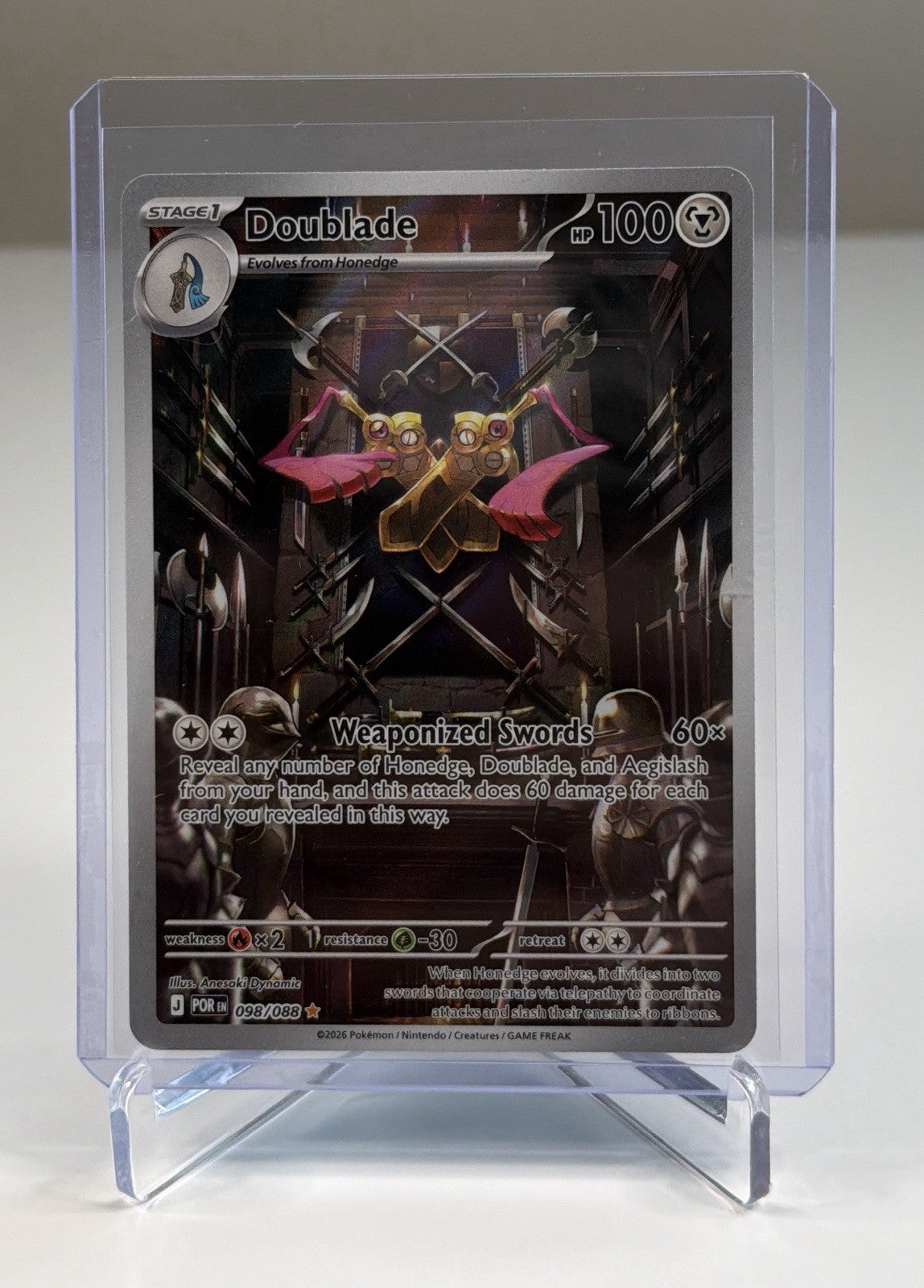 Doublade 098/088 Holo Illustration Rare Perfect Order Pokemon TCG Near Mint NM