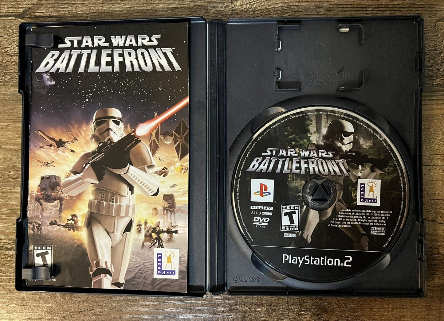 Star Wars Battlefront 1 & 2 + Star Wars The Clone Wars Playstation 2 Tested