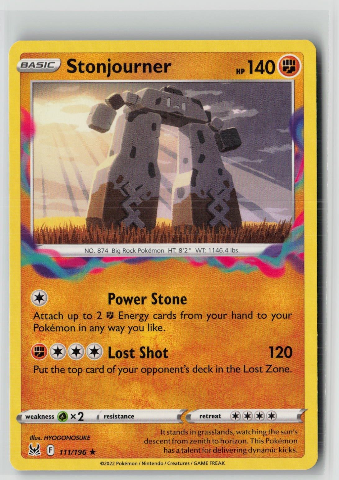 Stonjourner (SWSH11: Lost Origin 111/196) NM