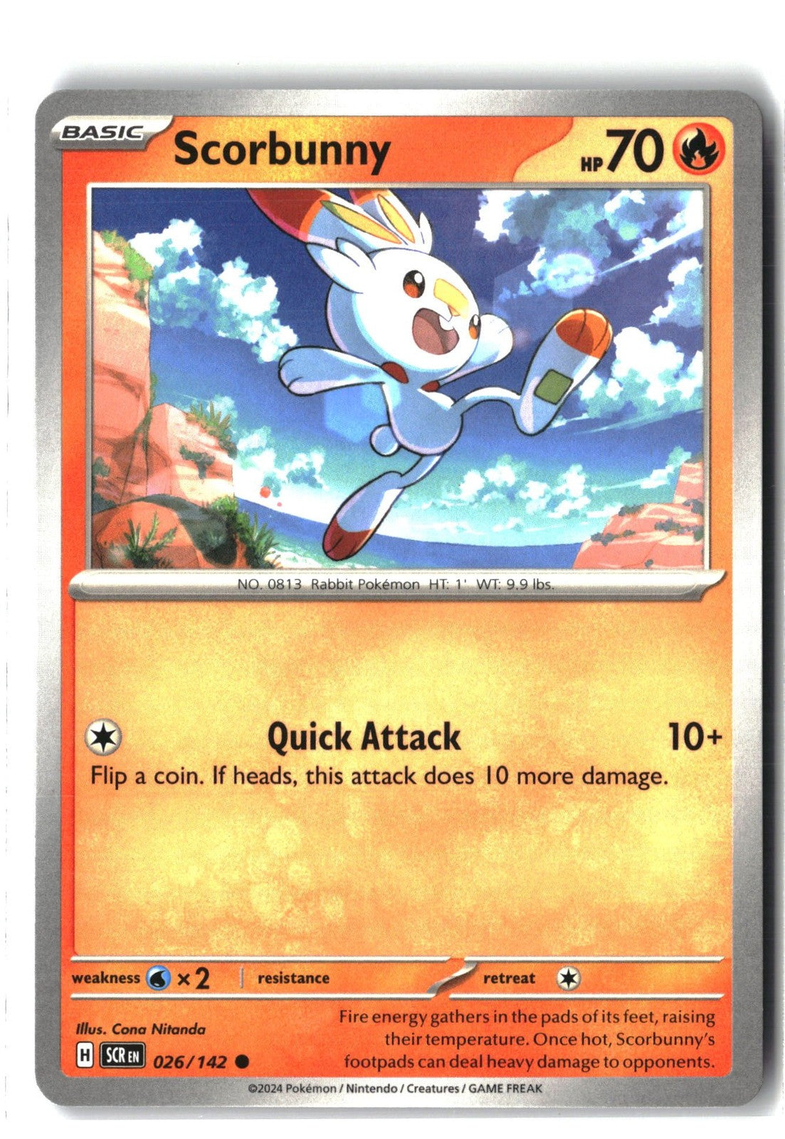 Scorbunny (Stellar Crown 026/142) NM