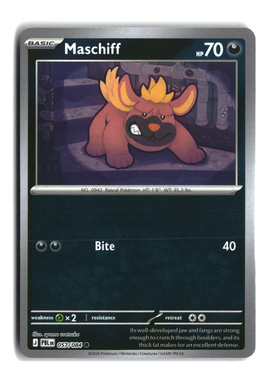 Maschiff Reverse Holofoil NM (Pitch Black 057/084)