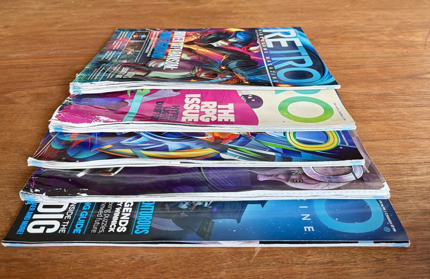 RETRO VIDEOGAME MAGAZINE Lot Of 5 (2014) ISSUES #2-6 Read Description #2 Signed