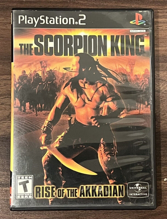 The Scorpion King  PlayStation 2 PS2 CIB W/Manual Black Label Tested