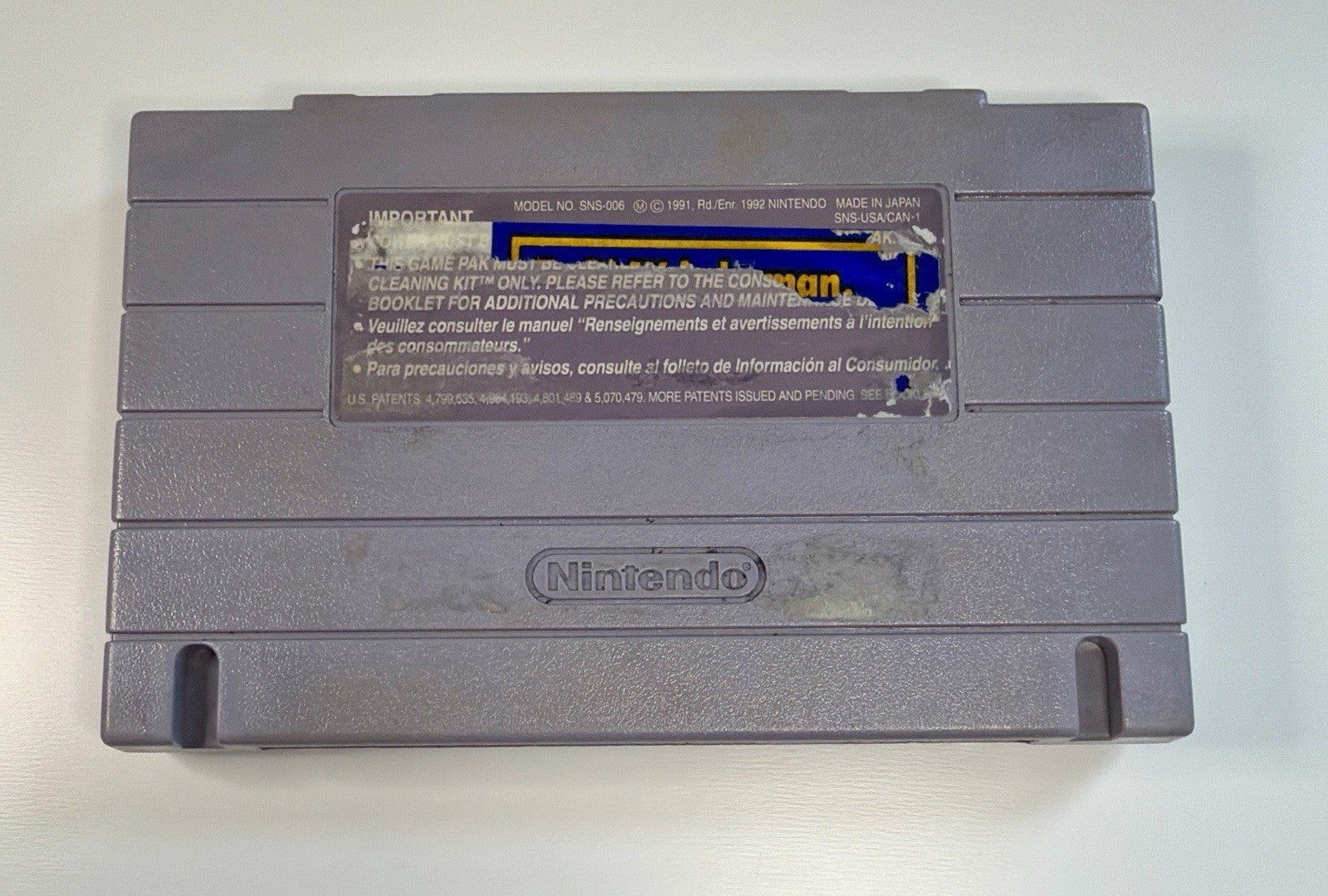 Super James Pond (Nintendo SNES) Authentic,  Tested & Working!
