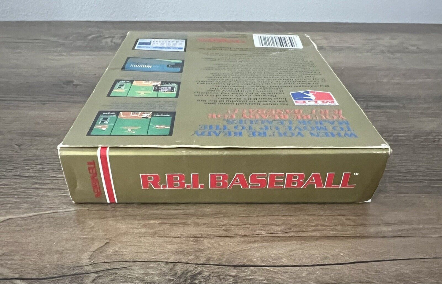 R.B.I. Baseball: Tengen (Nintendo NES, 1988) Box , Sleeve & Game Tested