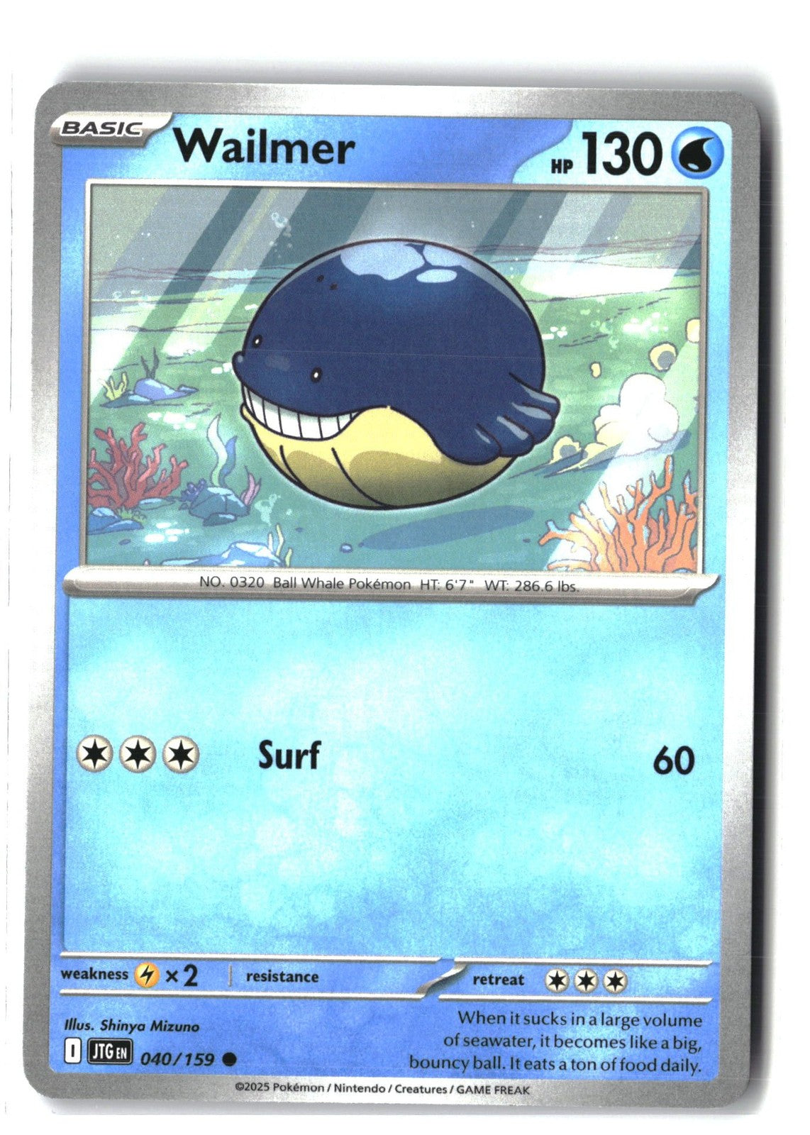 Wailmer (Journey Together 040/159) NM