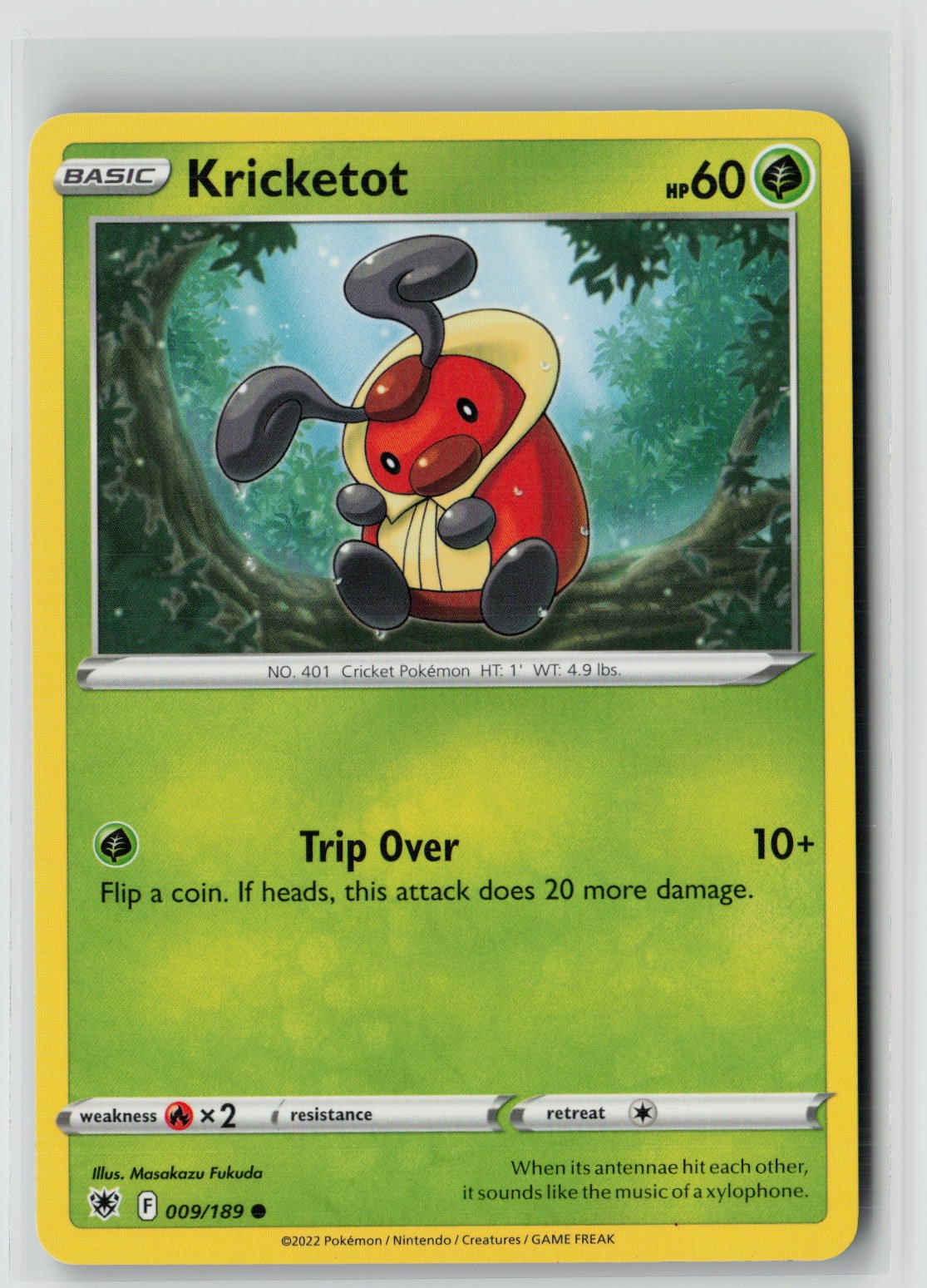 Kricketot (SWSH10: Astral Radiance 009/189) NM